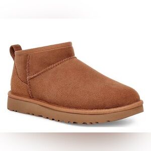 UGG Ultra Mini - Chestnut Suede Boots- Size 8